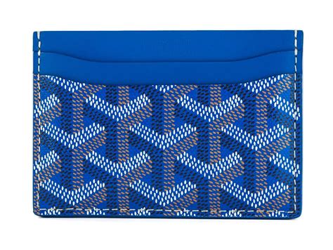 goyard blue card case|goyard card holder price 2024.